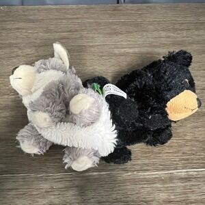 Wild Republic Switch-a-Rooz 2 in 1 Reversible Plush Timber Wolf & Smoky Bear